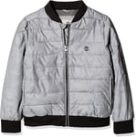 Boys Timberland Reflective Camo Print Winter Jacket Coat Silver Size Age 2 Years