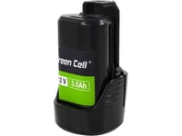 Green Cell Ptbo12v3, Batteri, Litium-Ion (Li-Ion), 3 Ah, 12 V, Bosch, Gba 1600A00x79