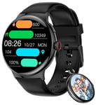 Smart Watch for Men Women Ladies Smart Pocket Watch 1.43 HD AMOLED Make/Answer Calls Blood Oxygen Blood Pressure Heart Rate Monitor Fitness Tracker Activity Monitor Compatible with Android iOS Phones