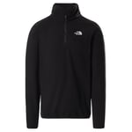 THE NORTH FACE 100 Glaciers Sweat-Shirt, Noir (TNF), XS Homme