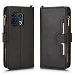 Oneplus 10 Pro 5g Flip Case Pu Nahkainen Magneettinen Card Slots Strap Käsilaukku