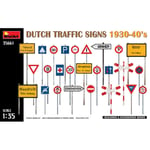 DUTCH TRAFFIC SIGNS 1930-40s KIT 1:35 Miniart Kit Art.Vari Modellino