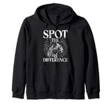 Spot the Difference Leopard Zip Hoodie