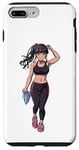 Coque pour iPhone 7 Plus/8 Plus Anime et manga Style Fille portant des vêtements de sport