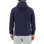 JEEP O102563-K876 J MAN HOODED POLAR FLEECE JACKET W/Zipped Pockets J22W Deep Blue/Light Gray XXL