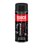 Quick Bengalack spray sort silkematt 400ml 