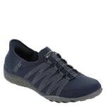 Skechers Femme Breathe-Easy Roll-with-ME Basket, Navy, 38.5 EU