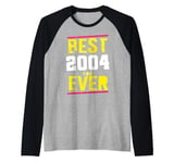 Funny Birthday Gift Idea Year 2004 Man Woman Raglan Baseball Tee