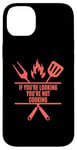 iPhone 14 Plus Funny Cooking BBQ Grilling Mom Dad in Living Coral color Case