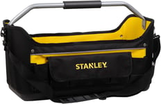 STANLEY Open Tool Bag Tote, Waterproof Base, Multi-Pockets Storage Organiser wit