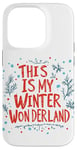 Coque pour iPhone 14 Pro C'est mon pays des merveilles de l'hiver