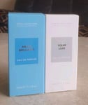 Set Of 2 Hotel Collection Amalfi Brilliante Solar Luxe Parfum New Boxed EDP 50ml