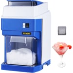 Vevor - Machine a Glace Pilee Commerciale 120 kg/h Broyeur a Glace Electrique 650 w Tete a 4 Lames en Acier Inoxydable Machine a Granita Cocktails