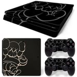 Kit De Autocollants Skin Decal Pour Console De Jeu Ps4 Slim Crane D'horreur Complet Du Corps, T1tn-Ps4slim-6495