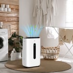 20L/Day 6.5L Dehumidifier with Air Purifier HEPA Filter, 24H Timer, White