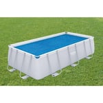 Bestway - Bâche à bulles rectangulaire pour piscine 3,80 x 1,80 m intérieur