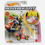 Modèle KART De CAT PEACH Princesse Chat SUPER MARIO Échelle 1:64 Hot Wheels