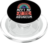 Meet Me At The Aquarium Boho Bohemian Rainbow Fish Tank PopSockets PopGrip for MagSafe