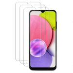 3-PACK Galaxy A23 Skärmskydd Härdat glas Skyddsfilm Displayskydd Transparent