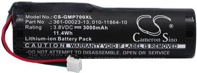 Batteri till 010-11864-10 för Garmin, 3.8V, 3000 mAh