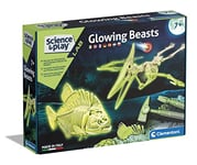 Clementoni - 19311 - Science & Play - Glowing Beasts - Scientific Toys 7 Years Old (Italian, English, French, German, Spanish, Dutch and Polish) [Amazon Exclusive]