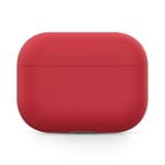 Coque en silicone airpods ultra-minces rouge pour votre Apple AirPods Pro