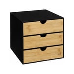 Five Simply Smart - Tour de Rangement Bureau Carrée 'Bava' 31cm Noir