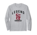 Bruce Lee Legend The Little Dragon Logo Long Sleeve T-Shirt