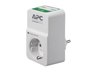 APC Essential Surgearrest PM1WU2 - Protection contre les surtensions - CA 230 V - connecteurs de sortie : 1 - Allemagne - blanc