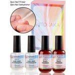 Nagelprimer och nagelprepdehydrator, 15 ml nagelprimer, gratis nagelbas, nagelkit