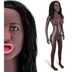 Poupée sexuelle gonflable trans suceuse black Sonia
