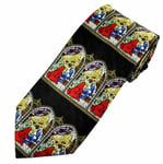 THE TIE STUDIO - Christmas-Church Windows with the nativity seen Silk Men's Tie