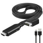 Utan någon fördröjning för Ps1/för Ps2 till Hdmi-kompatibel adapter 1m längdkonverterare