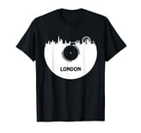 London England UK London Skyline Vinyl Music London Souvenir T-Shirt