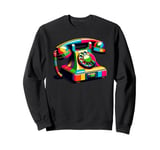 Vintage Telephone Landline Dial Sweatshirt