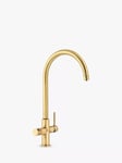 Pronteau by Abode Prothia Swan Slimline 3-in-1 Instant Steaming Hot Water Single Lever Kitchen Tap