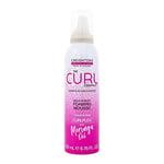 The Curl Company Hold and Body Foaming Mousse (200 ml) - Defines Curls and Waves, Eliminates Frizz and Smoothes Unruly Flyways; Professionally Formulated with Curplex and Nourishing Moringa Oil