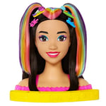 30€ sur Tete a Coiffer Barbie Ultra Chevelure blonde meches arcenciel  Poupée Mannequin - Poupée - Achat & prix