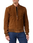 Schott Nyc LC3017 Blouson, Marron (Rust Rust), Large (Taille fabricant:L) Homme