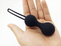 Loving Joy Silicone Pleasure Balls-Black