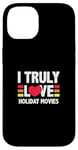 Coque pour iPhone 14 J'aime vraiment les films de vacances