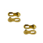 KMC Missing Link Ti-N 10 Speed Chain Connectors x2 - Gold