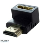 Adaptateur HDMI 90° Male/Femelle - Male/Female HDMI coupler adapter right angle