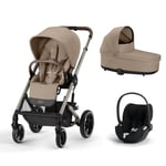 Komplett Balios S Lux, Cybex, Almond Beige inkl. Cloud G