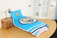 Manchester City Football Club Single Duvet Cover Bedding Set Official