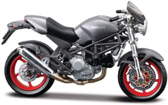 1:18 Motorcykel - Ducati Monster S4 - Silver