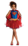 Girls Supergirl Tutu Costume Superhero Child Fancy Dress Party Outfit