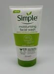 2 x Simple Kind to Skin Moisturising Facial Wash - 150ml W57