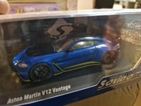 SOLIDO 4314103 MINIATURE ASTON MARTIN VANTAGE V12 BLUE 2023 1/43