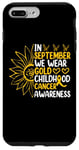 iPhone 7 Plus/8 Plus In September We Wear Gold Flower Childhood Cancer Awareness Case